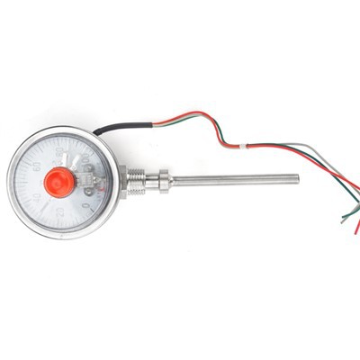 Thermomedr Bimetallig gyda Chysylltiad Trydanol